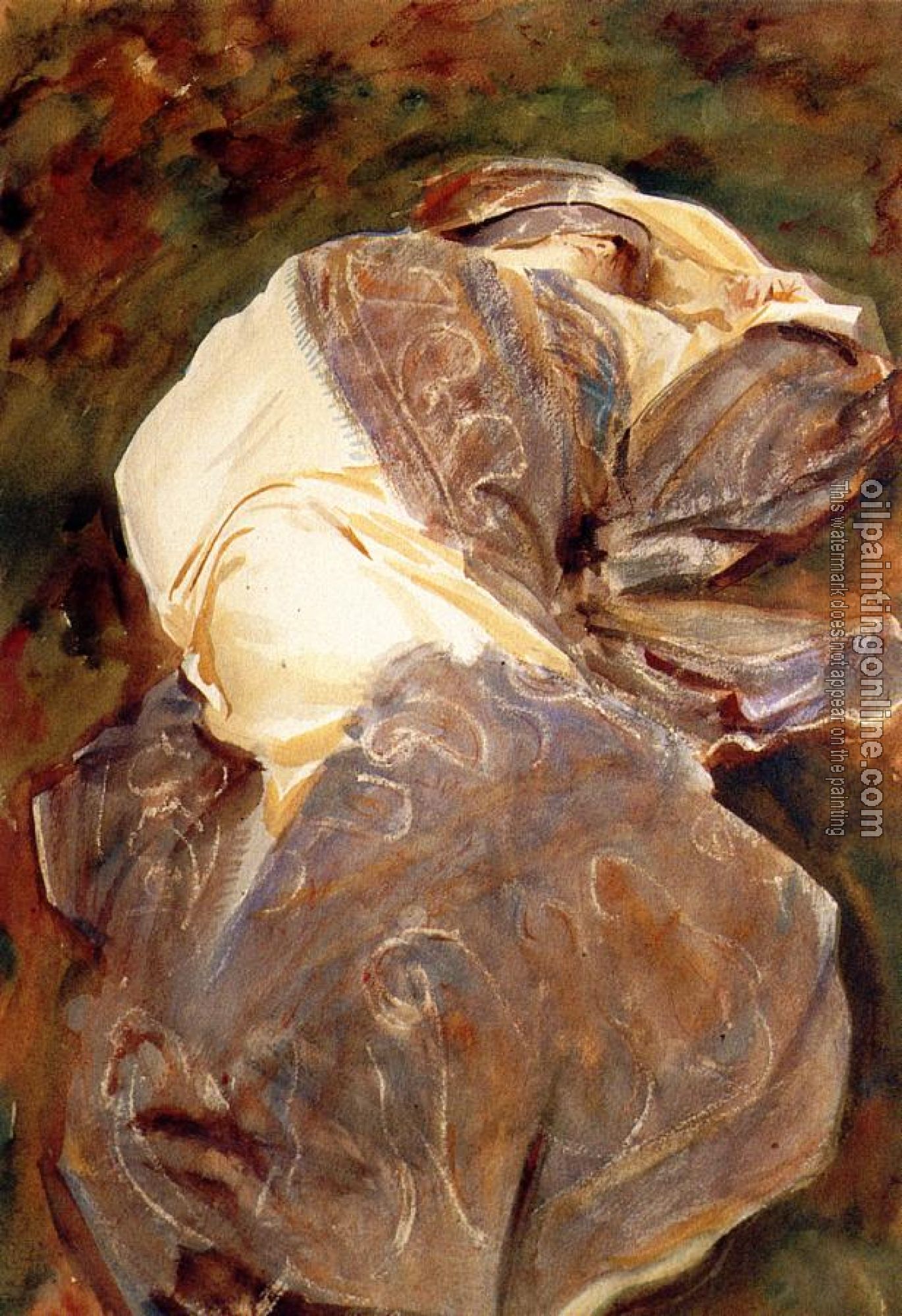 Sargent, John Singer - Reclining Figure